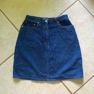 Cotton jean skirt